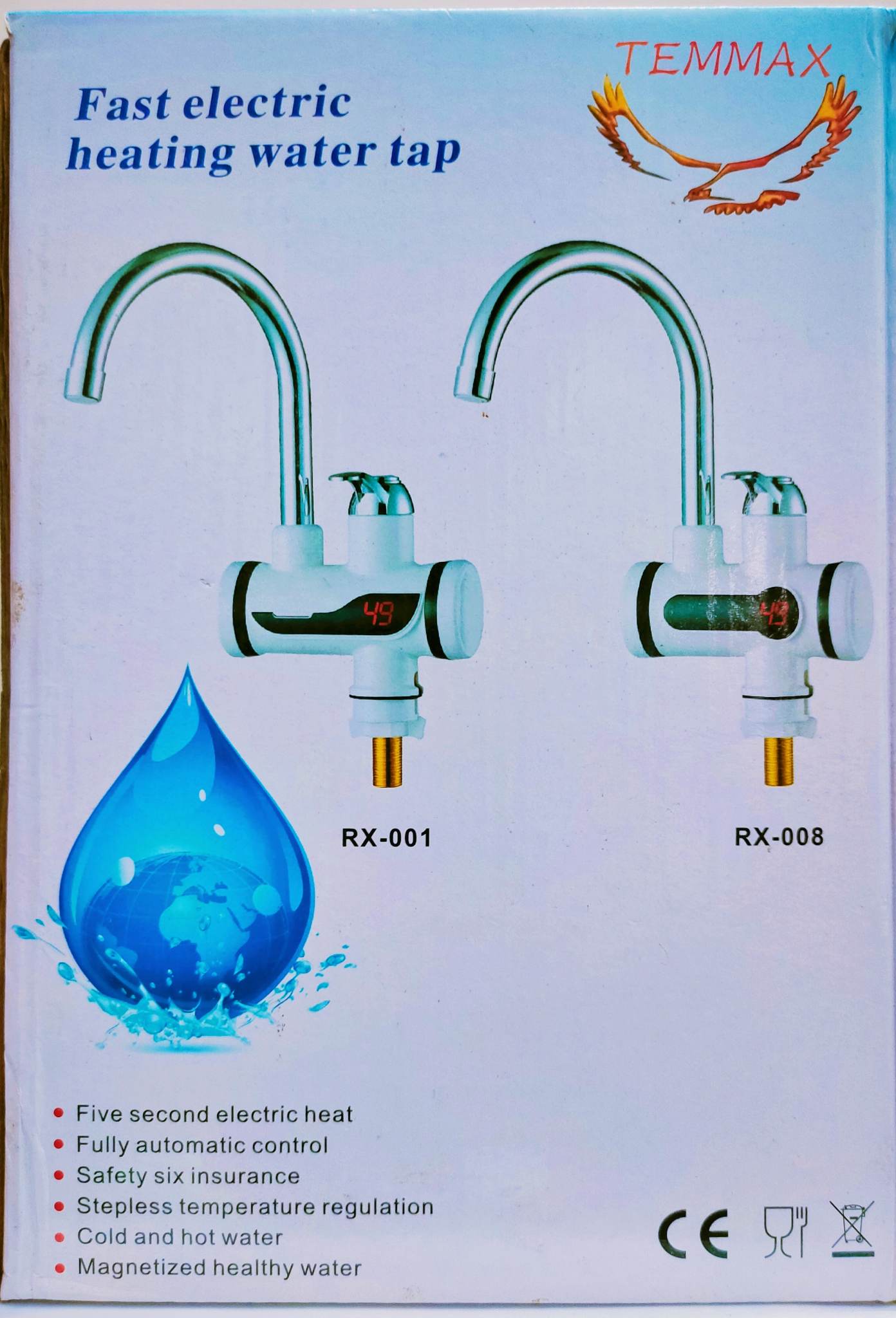 Fast Electric Heating Water Tap